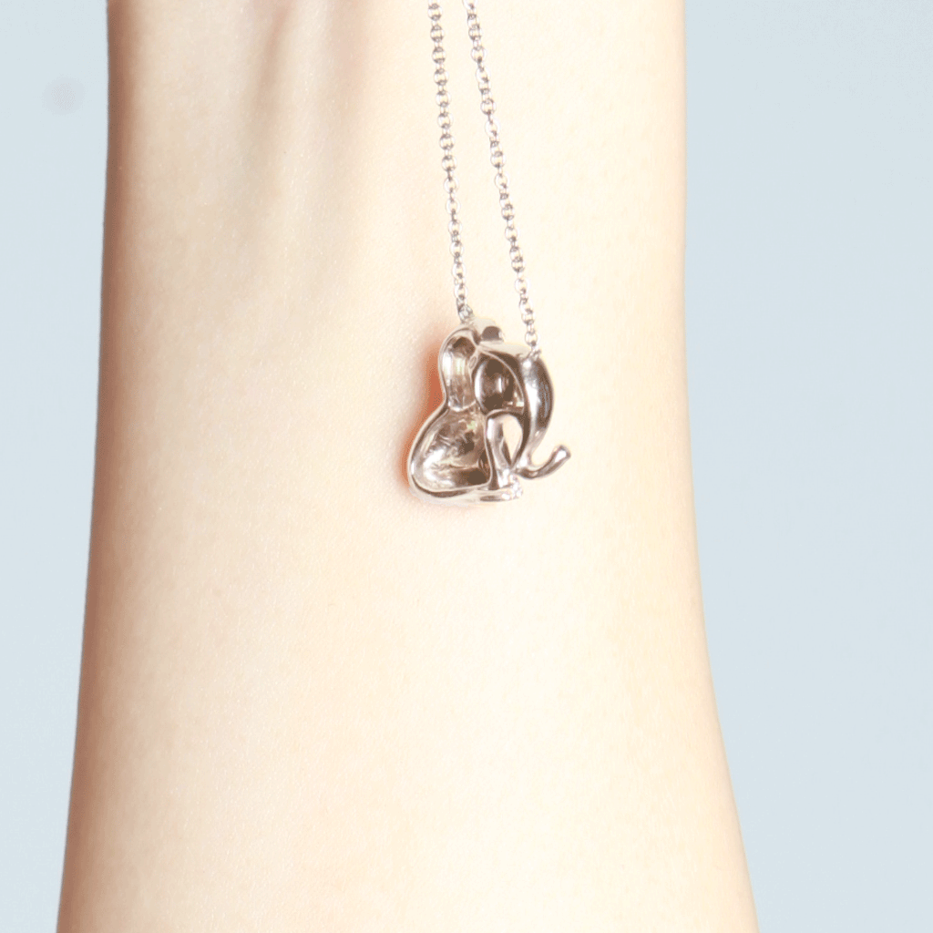Juxta Baby Elephant Pendant Necklace